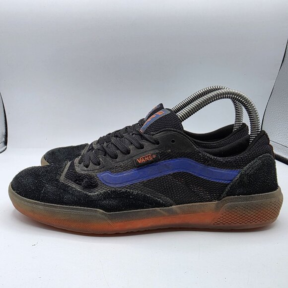 Vans Ave Pro Mens Size 6 Black Orange Athletic Shoes Skateboarding Casual Walk - Picture 14 of 14